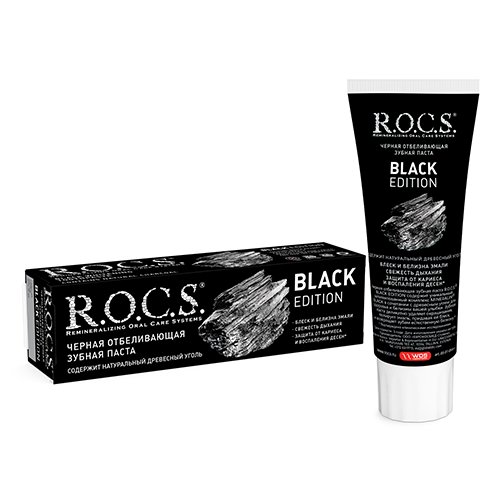 R.O.C.S. Toothpaste black whitening black edition 74 gr. 4867