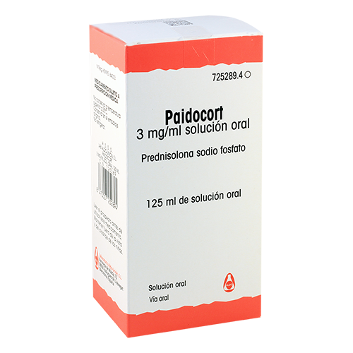 Paidocort oral solution 3mg/ml 125.0