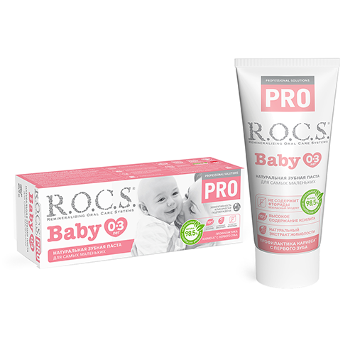 R.O.C.S. Toothpaste pro baby 0-3. 45gr. 2504