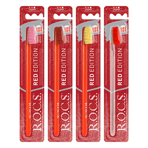 R.O.C.S. TOOTHBRUSH CLASSIC RED 0494