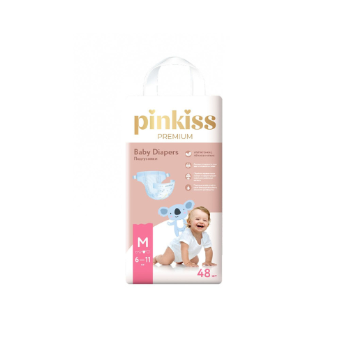 PINKISS DIAPERS PREMIUM M 48 PSC