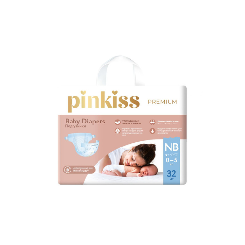 PINKISS DIAPERS PREMIUM NB 32 PSC