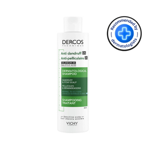 Vichy - Dercos Shampoo Technique Anti-Dandruff for Normal to Oily Hair  Anti-Relapse With Selenium and Salicylic Acid 200ml 0286