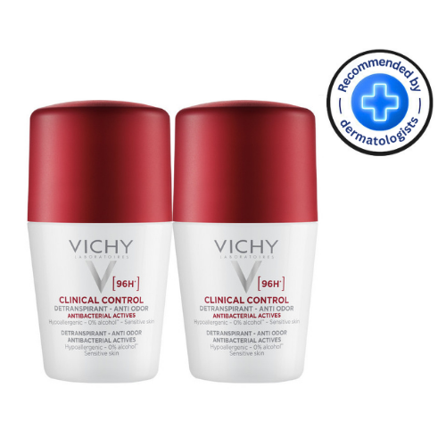 Vichy - Deodorant Clinical Control Women 96-hour Roll-On / Duopak 1+1 50ml 5728