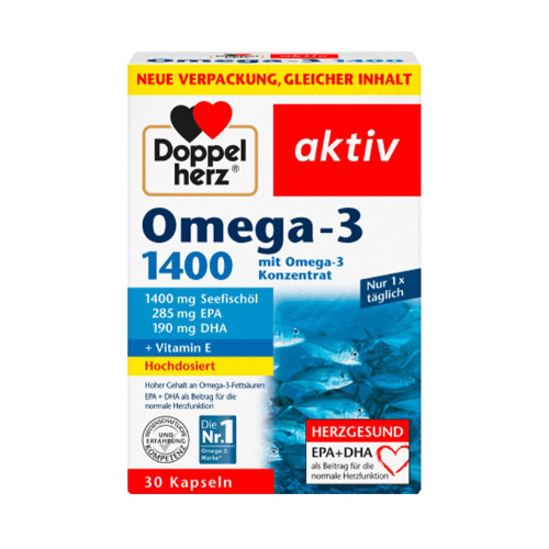 Doppel herz activ omega-3 1400mg caps #30