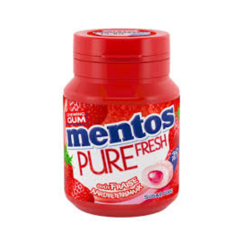 Menthos chewing gum strawberry  60gr