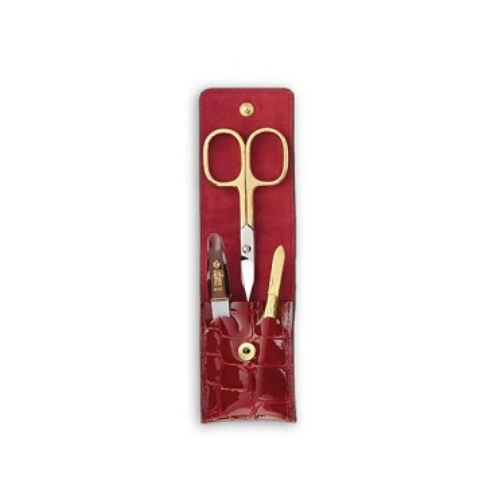 Solingen Morser Travel set KROKO red #3 5119/89511