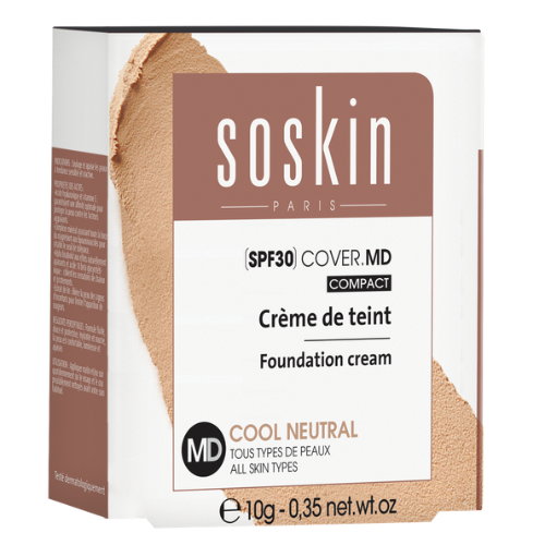 SOSKIN - cream-powder SPF 30 rosacea/couperose dark 10gr 5244