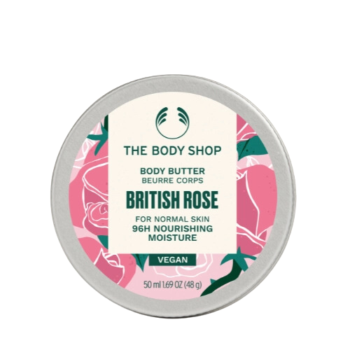 BODY BUTTER BRITISH ROSE 50ML A0X 94176/97375