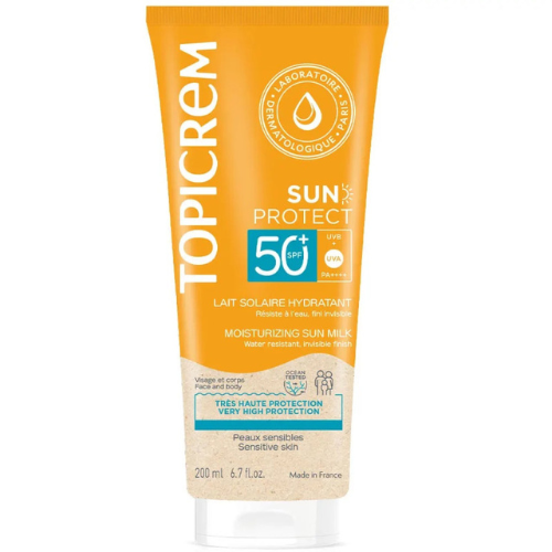 Topicrem SUN PROTECT Lait solaire hydratant SPF50+ 200ml 5249