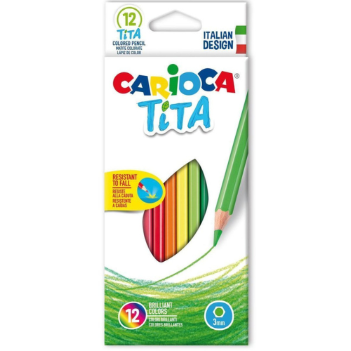 Carioca-colored pencils  12 colors