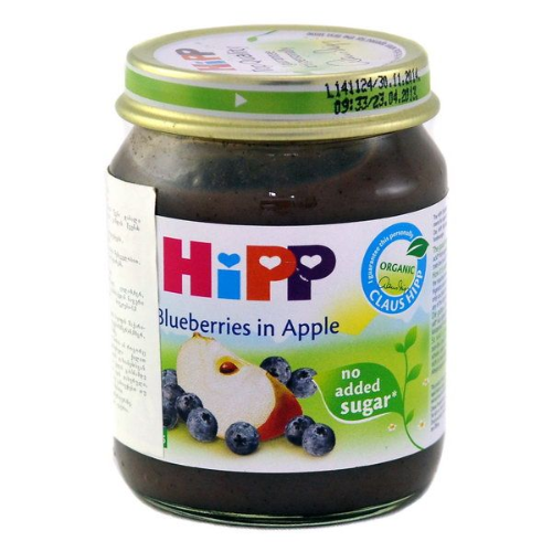 Hippi puree bluemberries in apple 125g