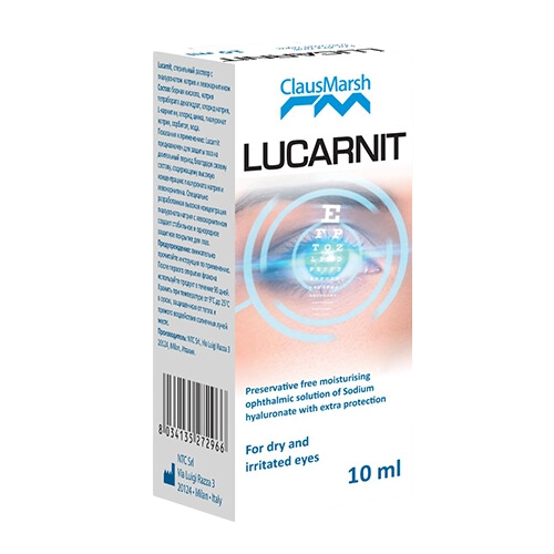 Lucarnit. sterile solution with sodium hyaluronate and levocarnitine 10ml #1