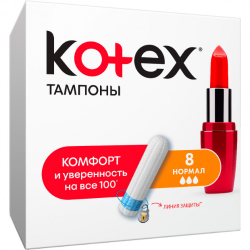 5029053534534 Kotex - tampon normal /3 drops/ 4534 #8