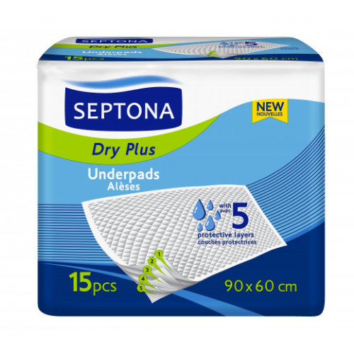 SEPTONA  INCONTINENCE UNDERPADS  MEDICARE 60X90 IN A BAG WITH SAP #15 0273