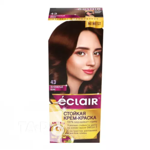 Eclair - hair dye Omega 9 brown golden N025/N43 0359/3503