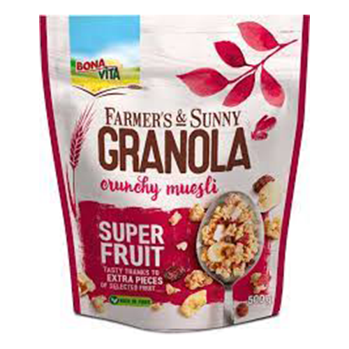 Bonavita - Granola super Fruit 500 g Bag