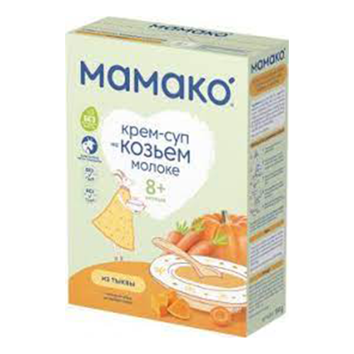 MAMAKO Cream-soup with pumpkin and goat’smilk 150 g.0279/9336