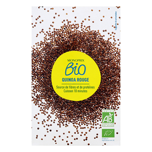Monoprix Organic Red Quinoa 500g.
