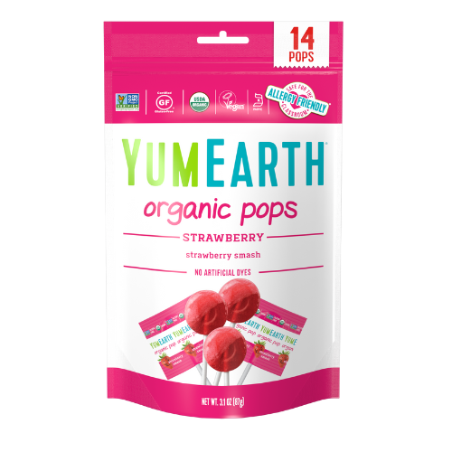 Organic Strawberry Pops 3 oz(14u)