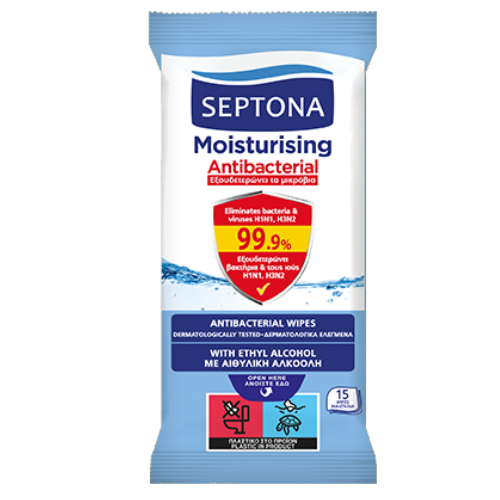SEPTONA Moisturizing Wet Wipes in a laminated bag #15  2400-1213